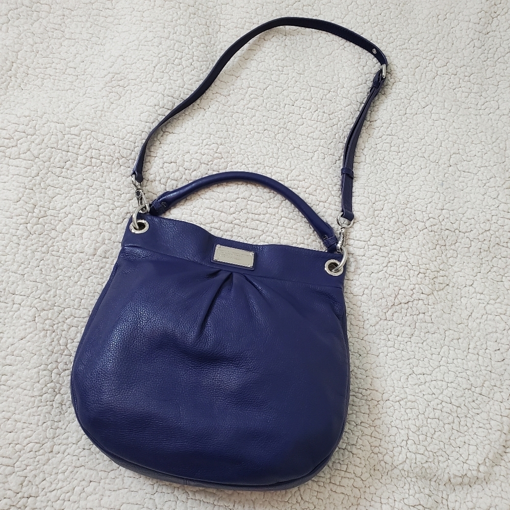 MARC BY MARC JACOBS - Classic Q Hillier Hobo Crossbody Shoulder Bag Deep Blue